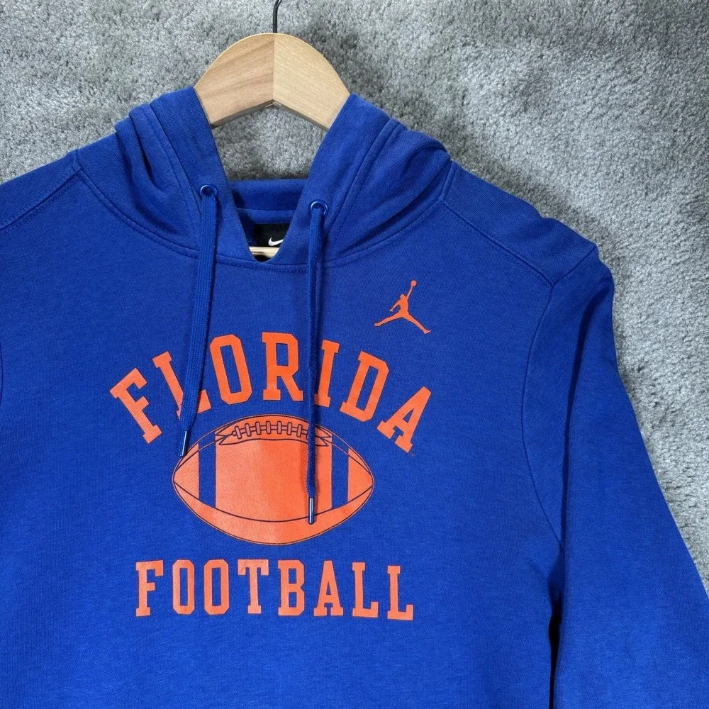 Nike Florida Gators Football Hoodie Sweatshirt Mens S Royal Blue Lightweight